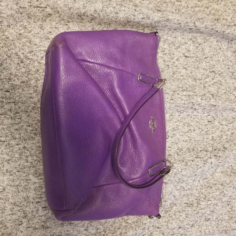 Coach satchel - purple